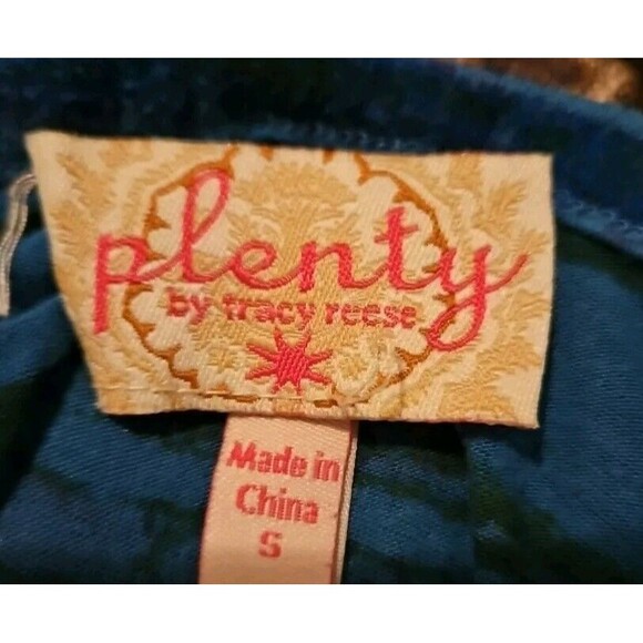 Plenty by Tracy Reese Midi Blue Stripe Small Dress Flowy Stretchy See Pic Flawed - Picture 6 of 9